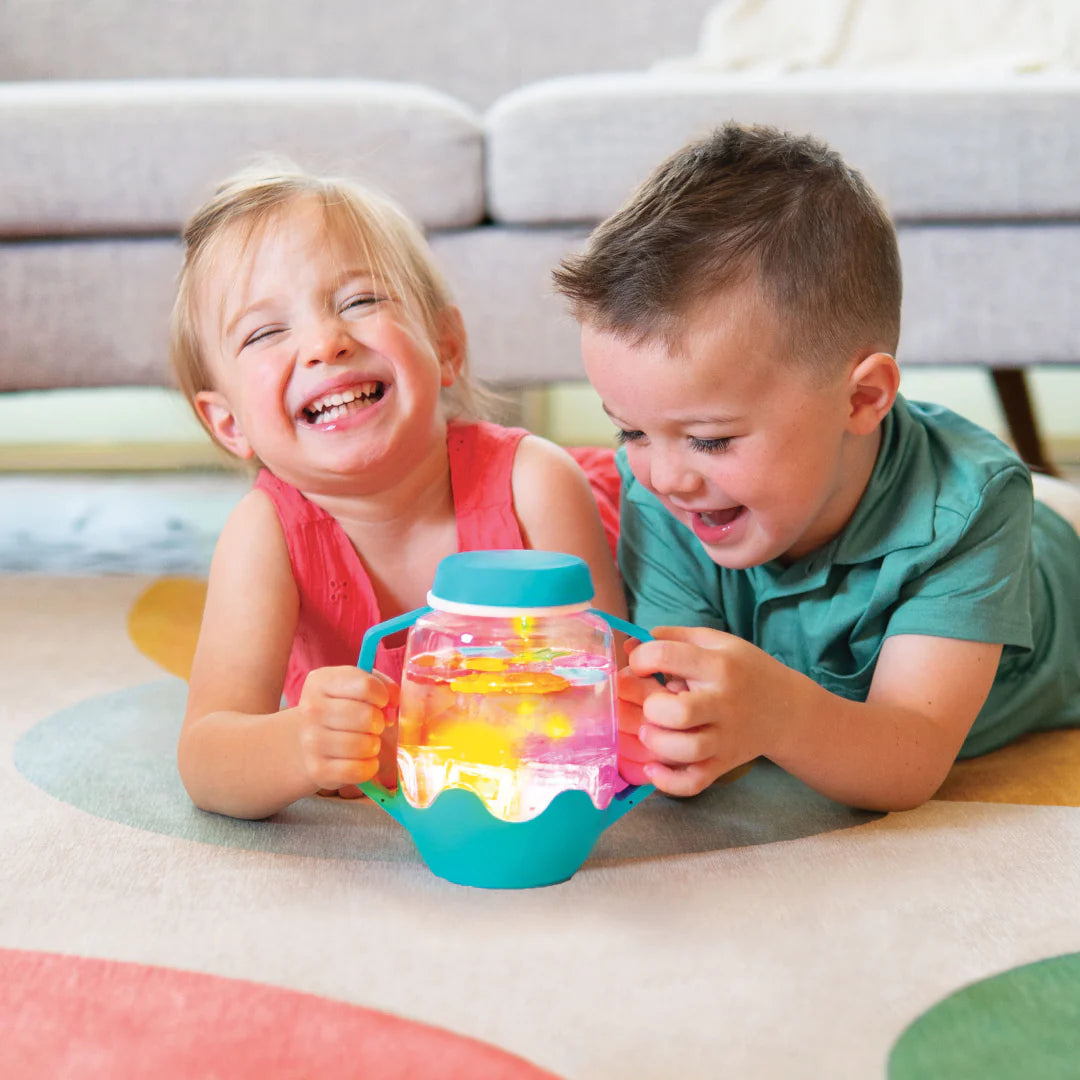 Maxi Glo Pals Sensory Play Jar - Blue