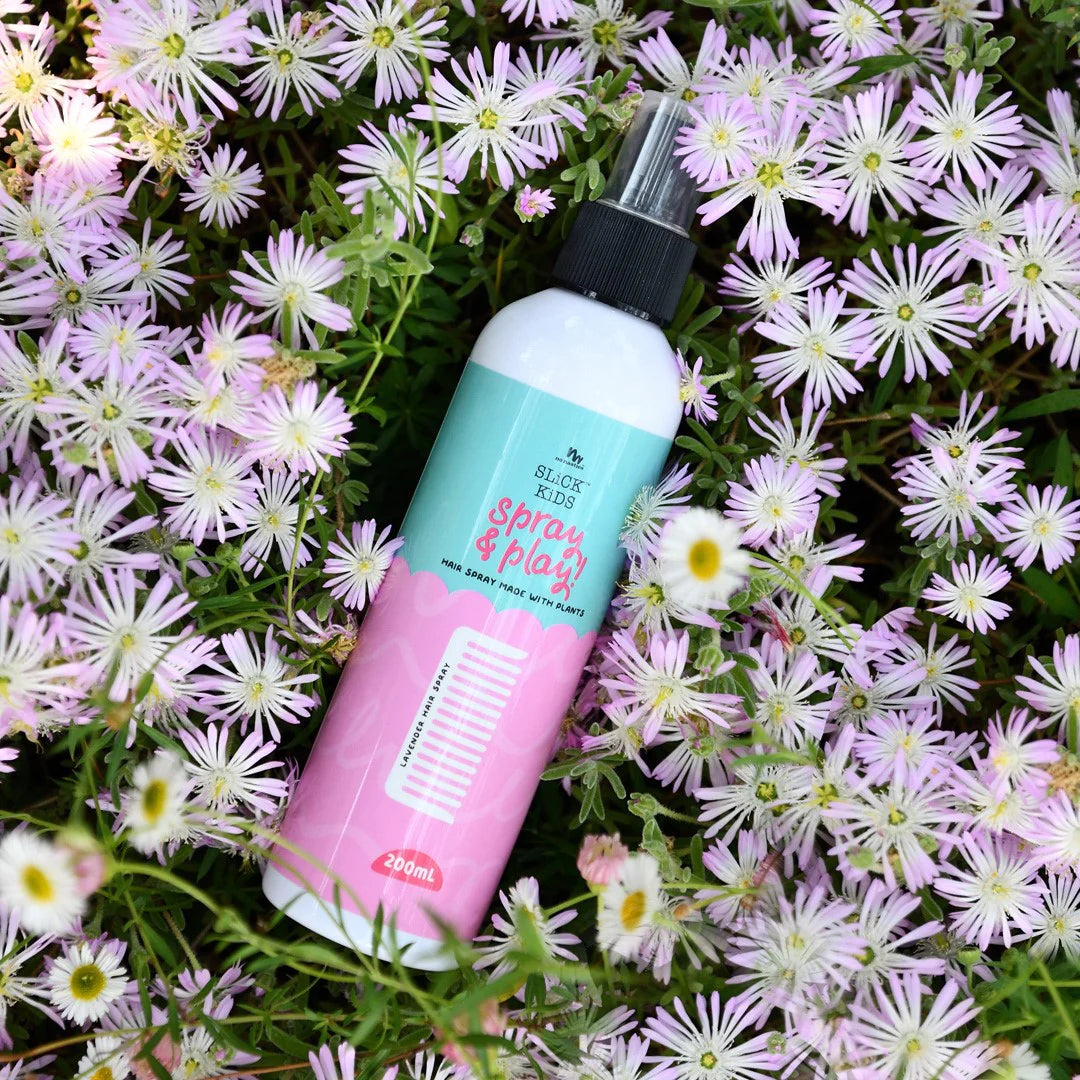 No Nasties Plant Based Alcohol Free Hair Spray in Calming Lavender and Fresh Lime 200ml