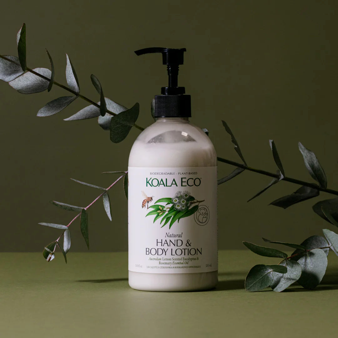 Koala Eco Hand and Body Lotion Lemon Scented Eucalyptus & Rosemary Essential Oil