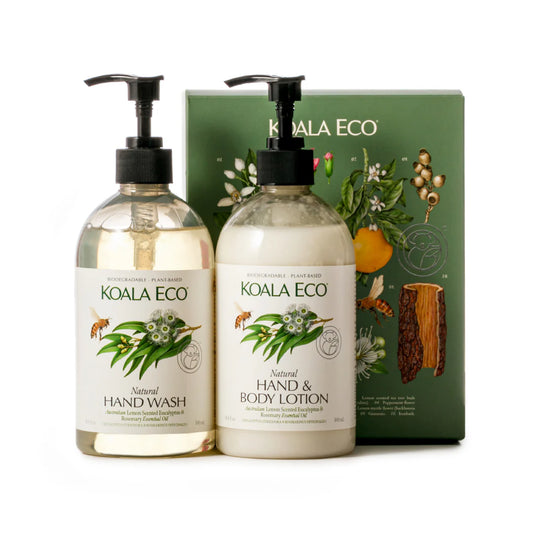 Koala Eco Hand Care Gift Collection Lemon Scented Eucalyptus & Rosemary Essential Oil