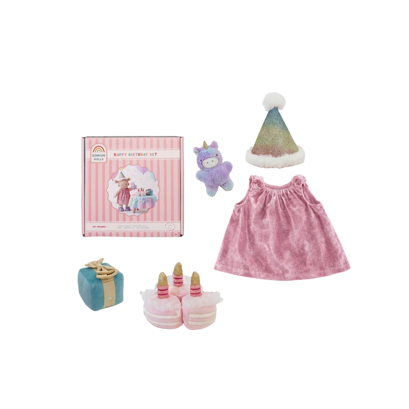 Dinkum Dolls - Happy Birthday Set