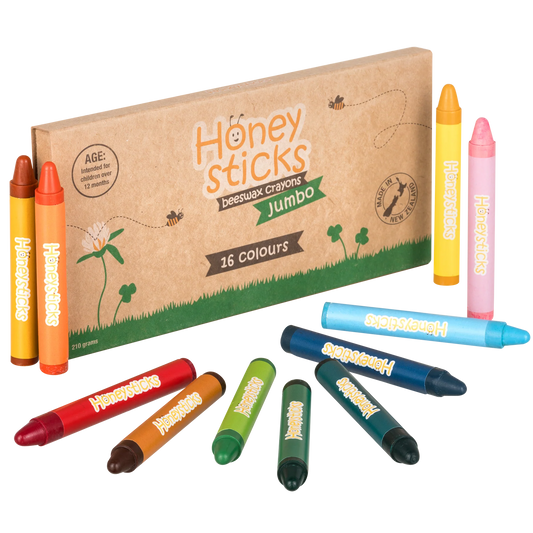 Honeysticks Jumbo’s Crayons - Pack of 16