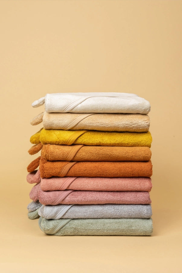 Hooded Towel - Sage by Kiin Baby