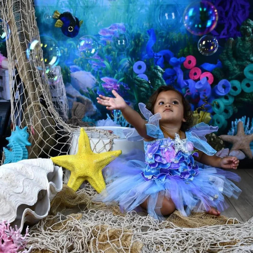 Toddler Mermaid Dress Up - Blue