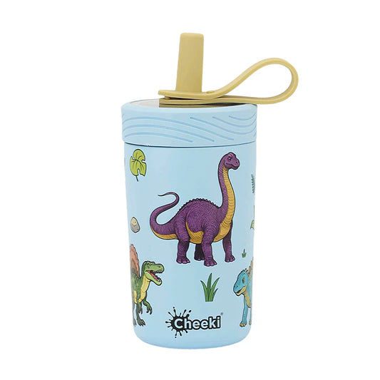 Kids 400ml Insulated Sippy Cup by Cheeki - Dinosaurs