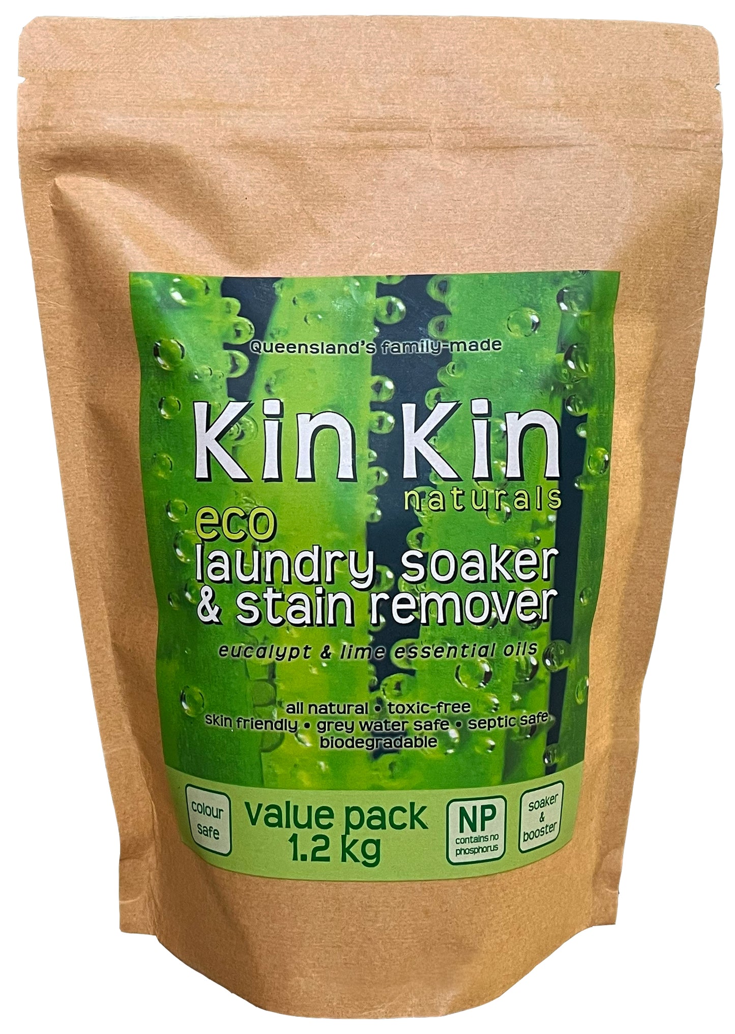 Kin Kin Naturals Soaker & Stain Remover - Lime & Eucalypt 1.2 kg
