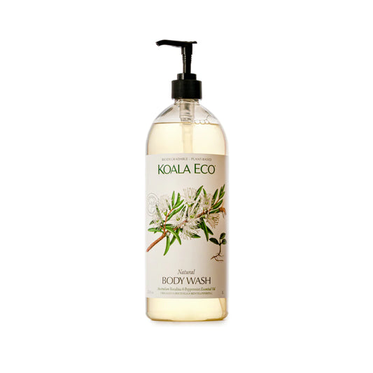 Koala Eco Natural Body Wash Rosalina & Peppermint Essential Oil One Litre