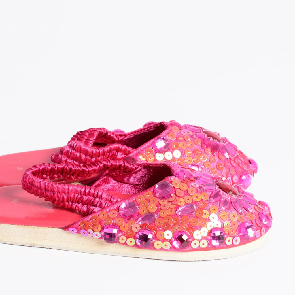 Spellbound Slipper - Hot Pink