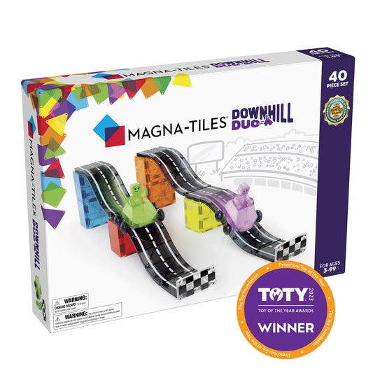 Magna Tiles Downhill Duo 40-Piece Magnetic Construction Set