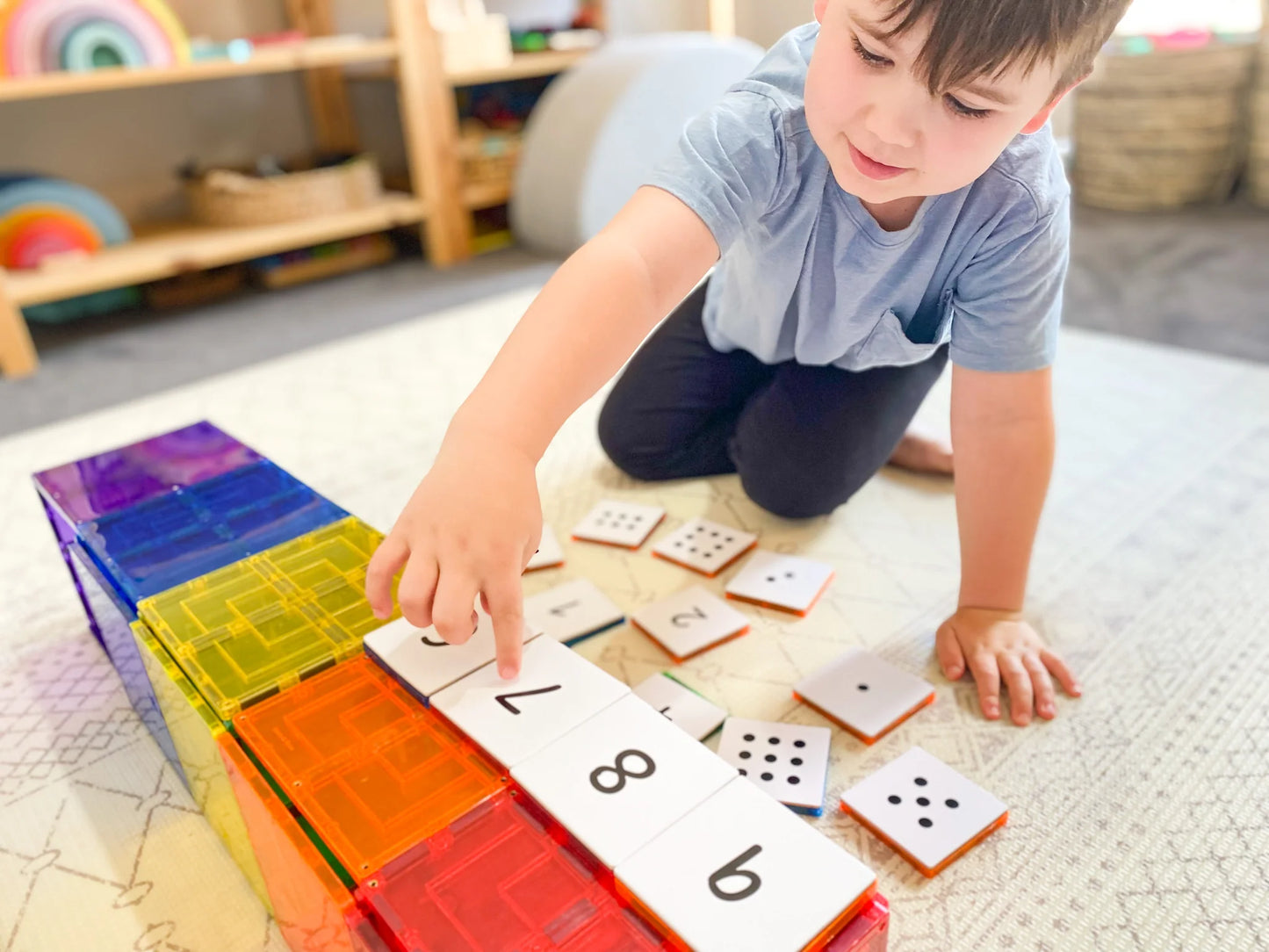 Magnetic Tile Topper - Numeracy Pack (40 Piece)