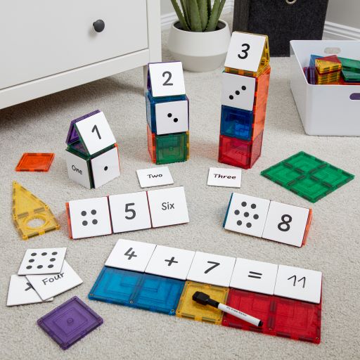 Magnetic Tile Topper - Numeracy Pack (40 Piece)