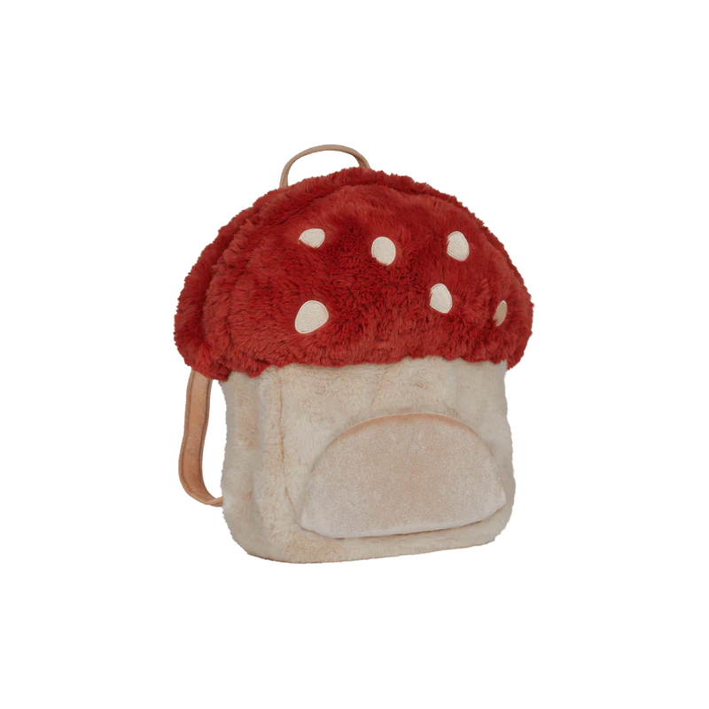 Hopalong Mushroom Backpack - Red by Olli Ella