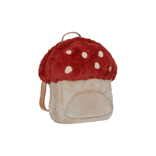 Hopalong Mushroom Backpack - Red by Olli Ella