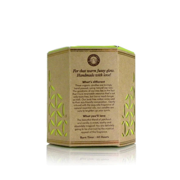 Organic Goodness Natural Soy Wax Candle Patchouli Vanilla - 200g
