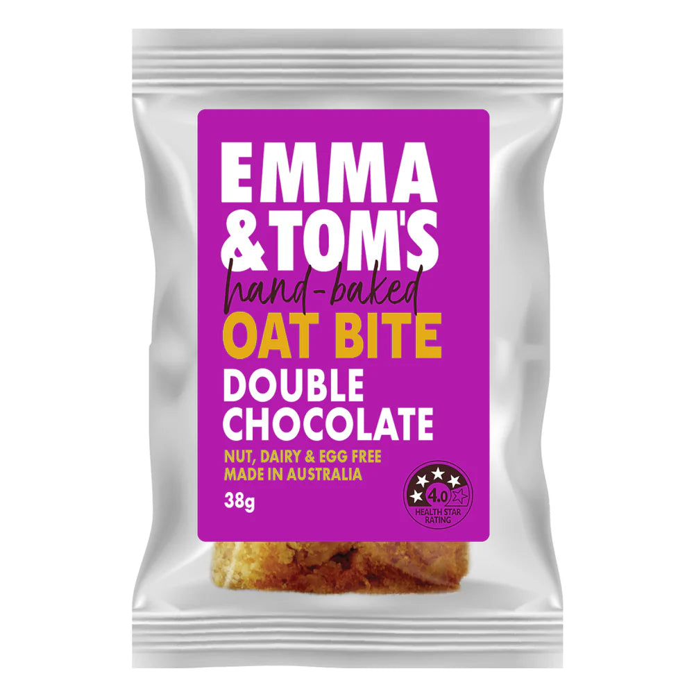 Emma & Tom's Double Choc Oat Bite 38g by Lottie's Lollies