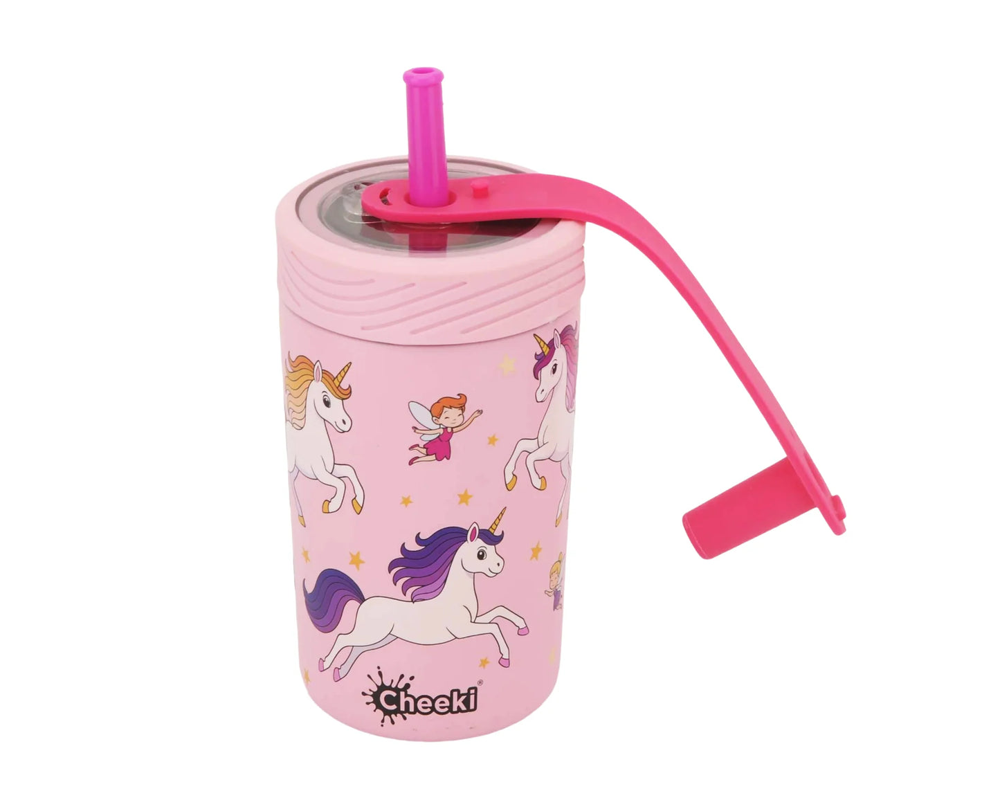 Kids 400ml Insulated Sippy Cup by Cheeki - Unicorns