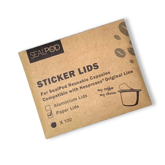 SALE Sealpod Paper Sticker Lids
