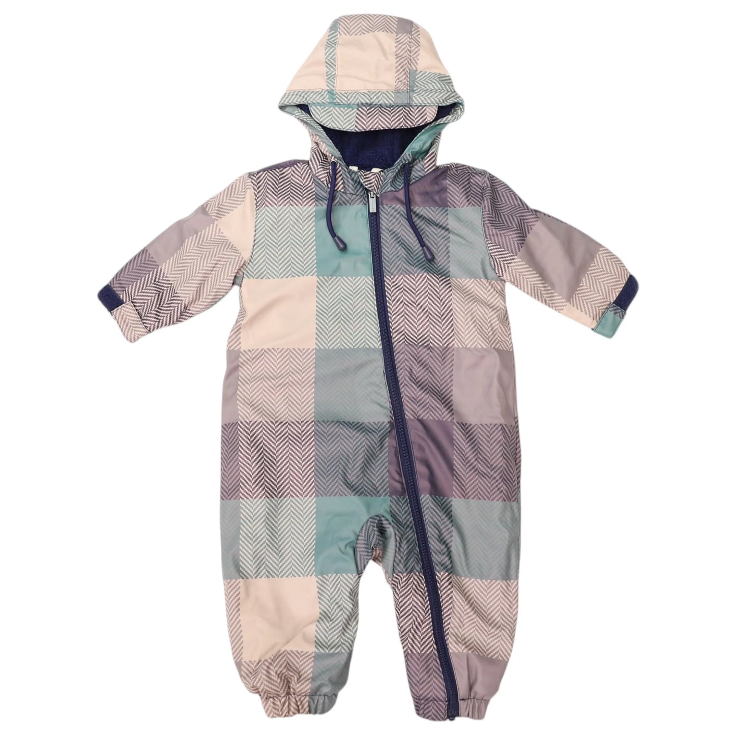 Check Rain Suit Green
