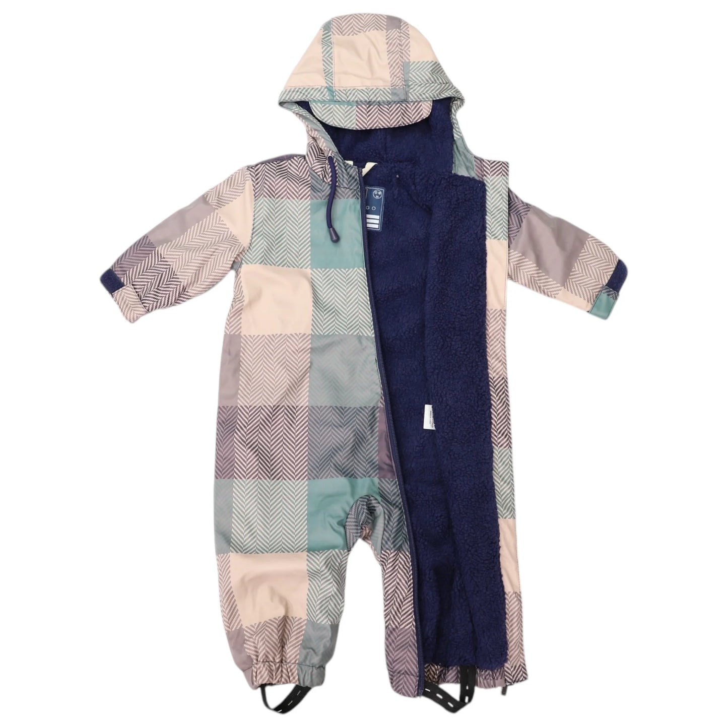 Check Rain Suit Green