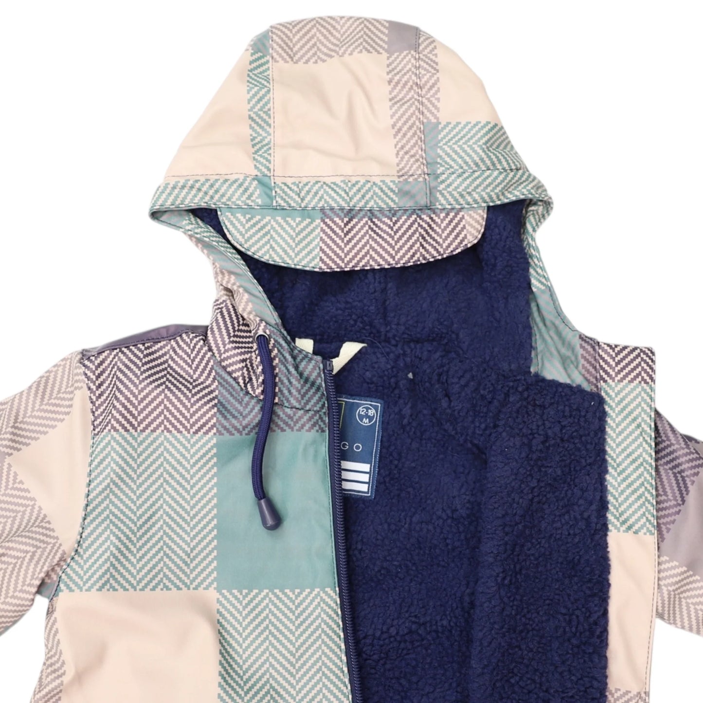 Check Rain Suit Green