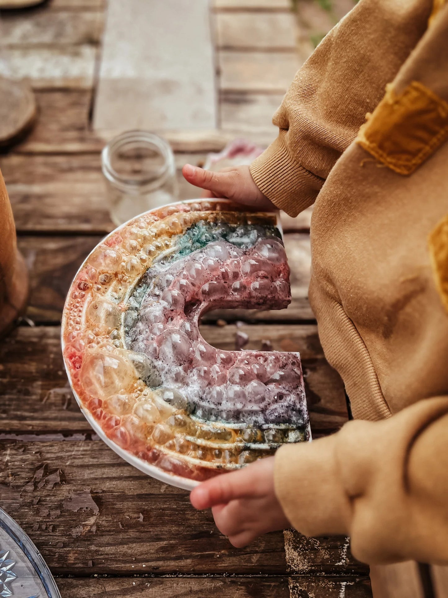 Rainbow Trinket Tray/Bioplastic Sensory Tray