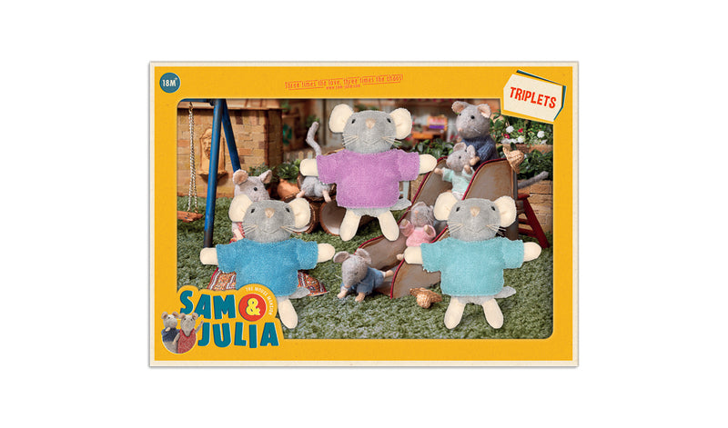 Sam and Julia Plush The Triplets