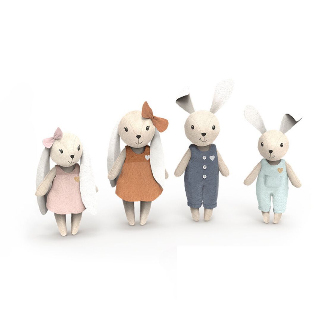 Doll House Bedroom Furniture and Bunny Character