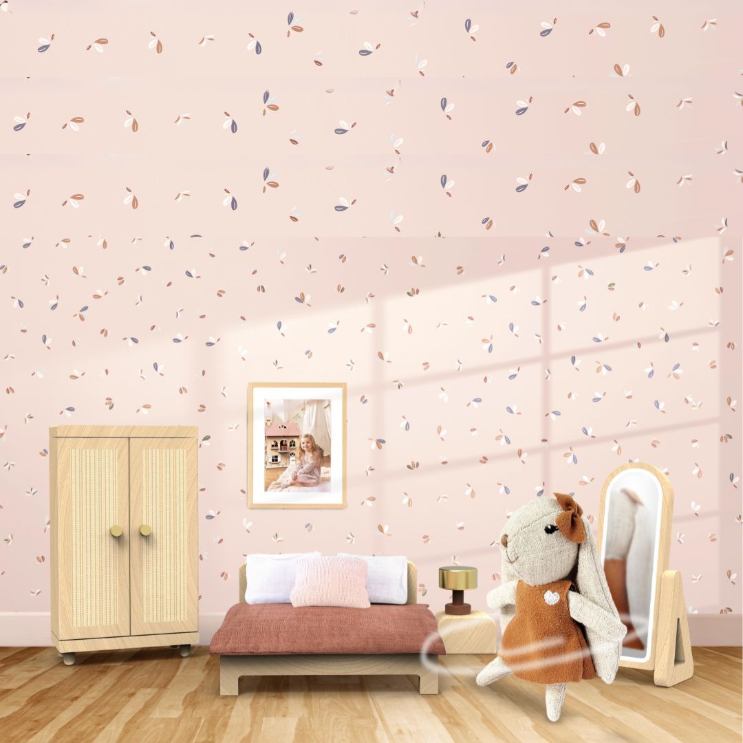 Doll House Bedroom Furniture and Bunny Character