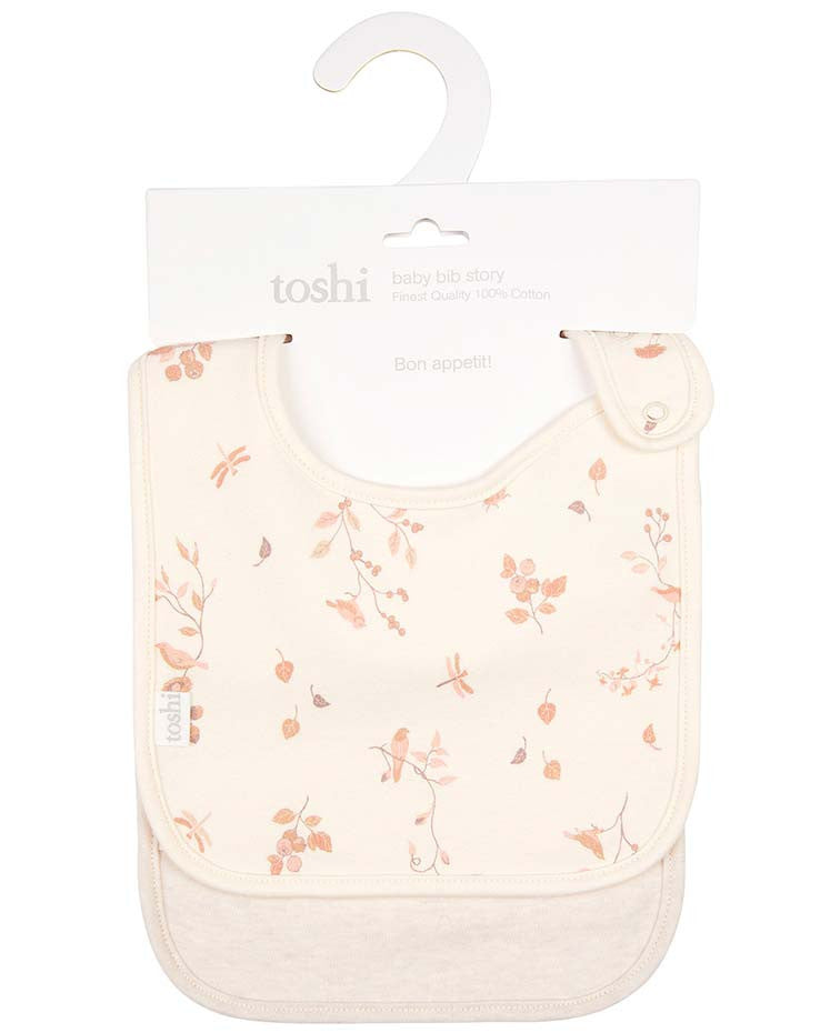 Toshi Baby Bib Story - 2pcs Songbirds