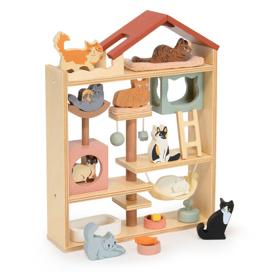 Purrfect Stay Cat Hotel by Tenderleaf Toys