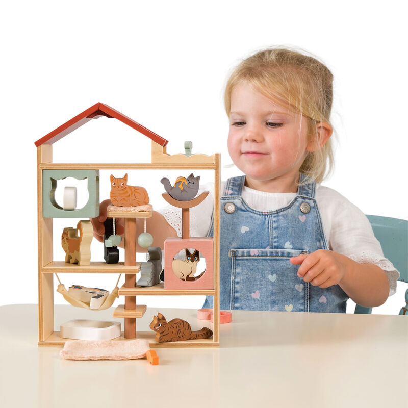 Purrfect Stay Cat Hotel by Tenderleaf Toys