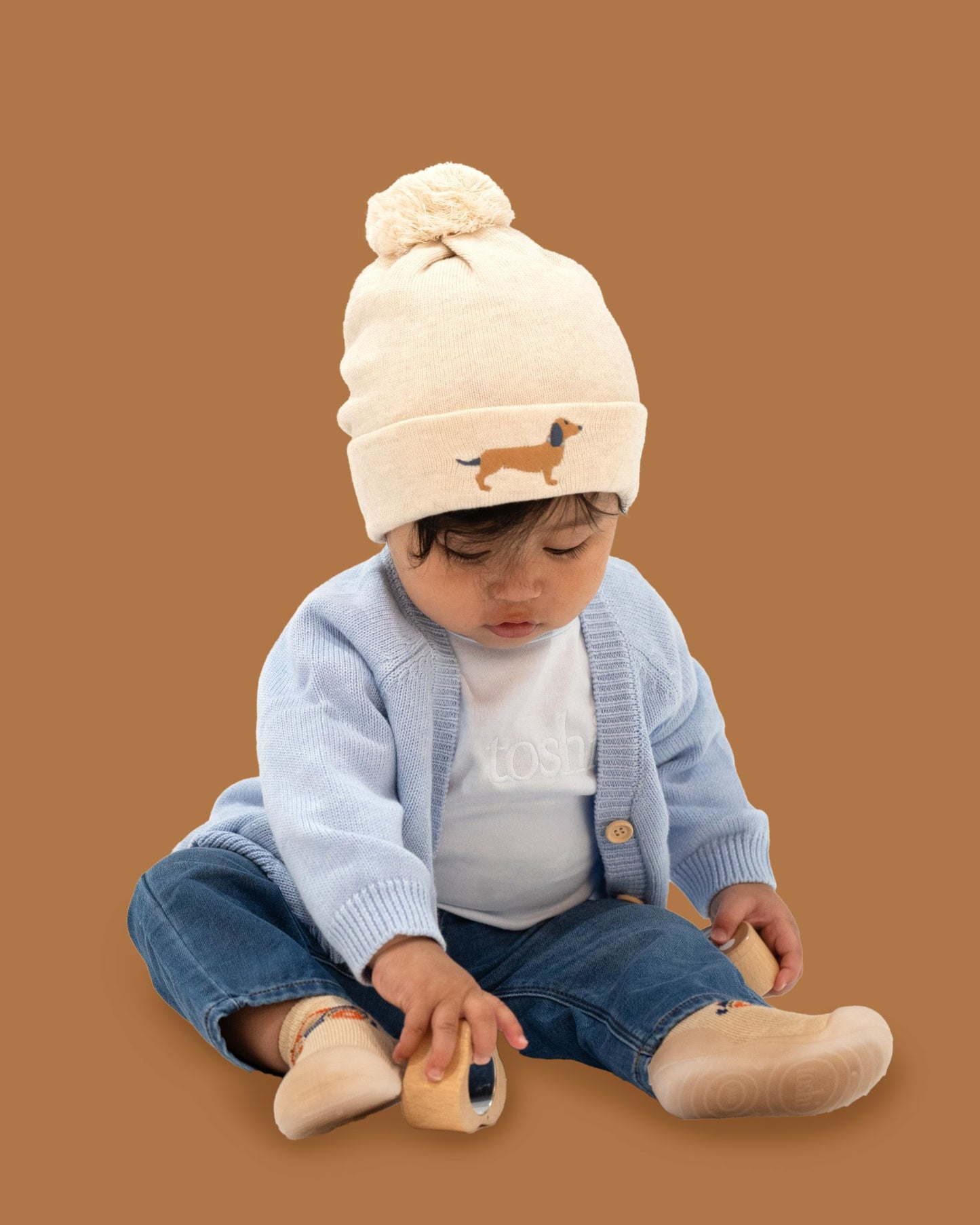 Toshi Organic Beanie Storytime - Dachshund