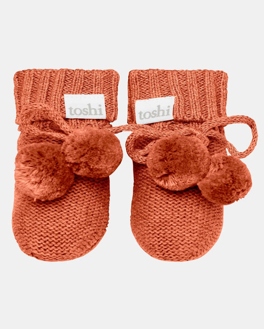 Toshi Organic Booties Marley Saffron