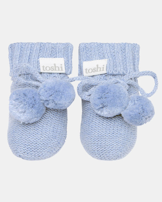 Toshi Organic Booties Marley Seabreeze