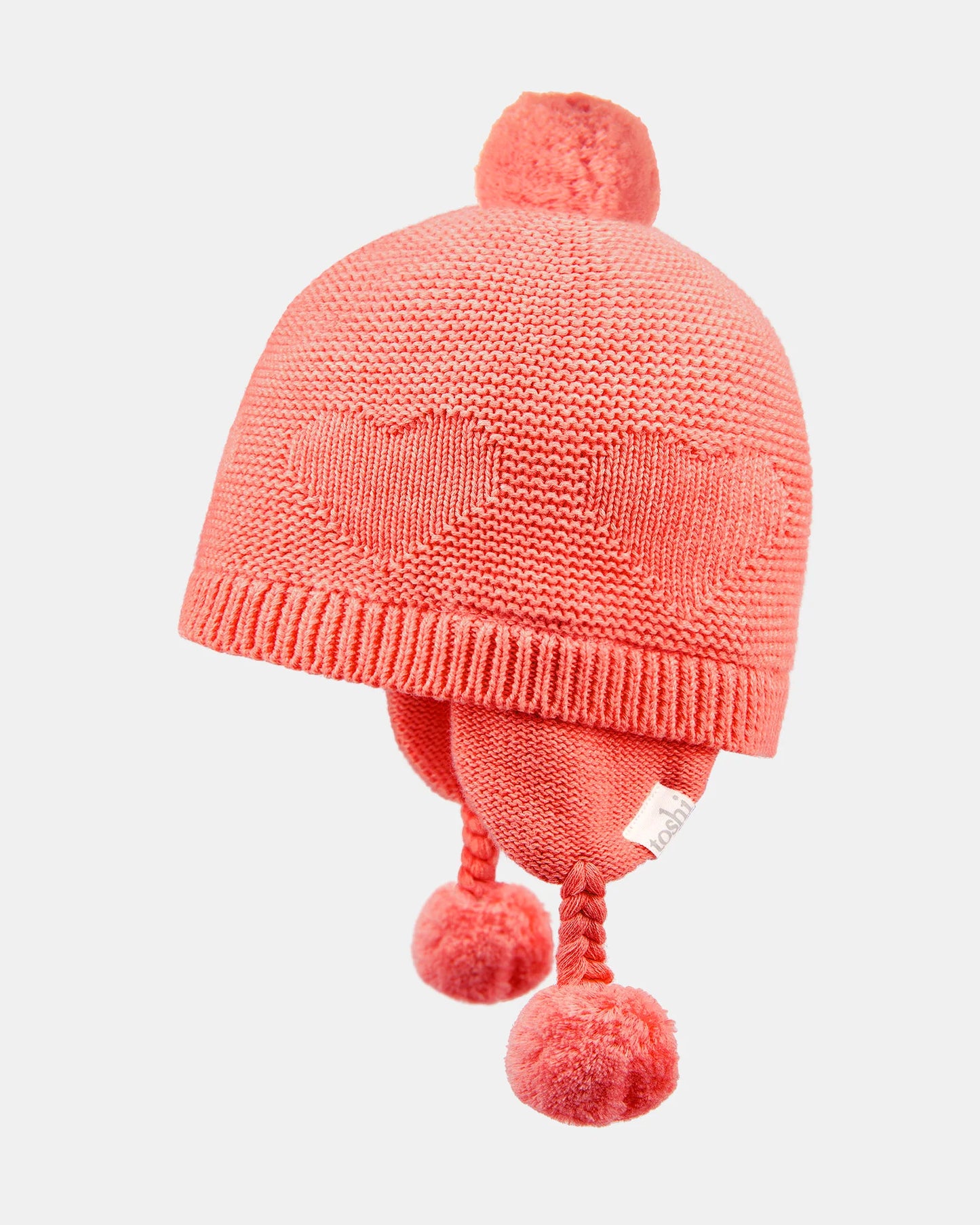 Toshi Organic Earmuff Heart - Paprika
