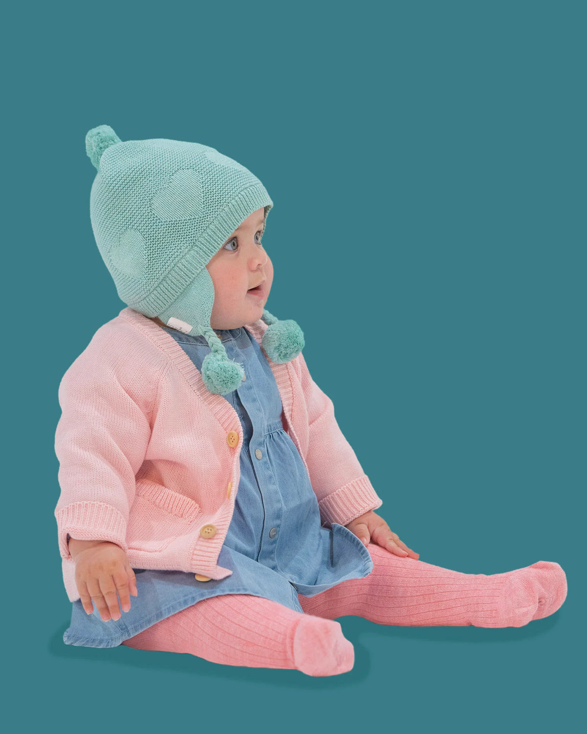 Toshi Organic Earmuff Heart - Sweet Pea