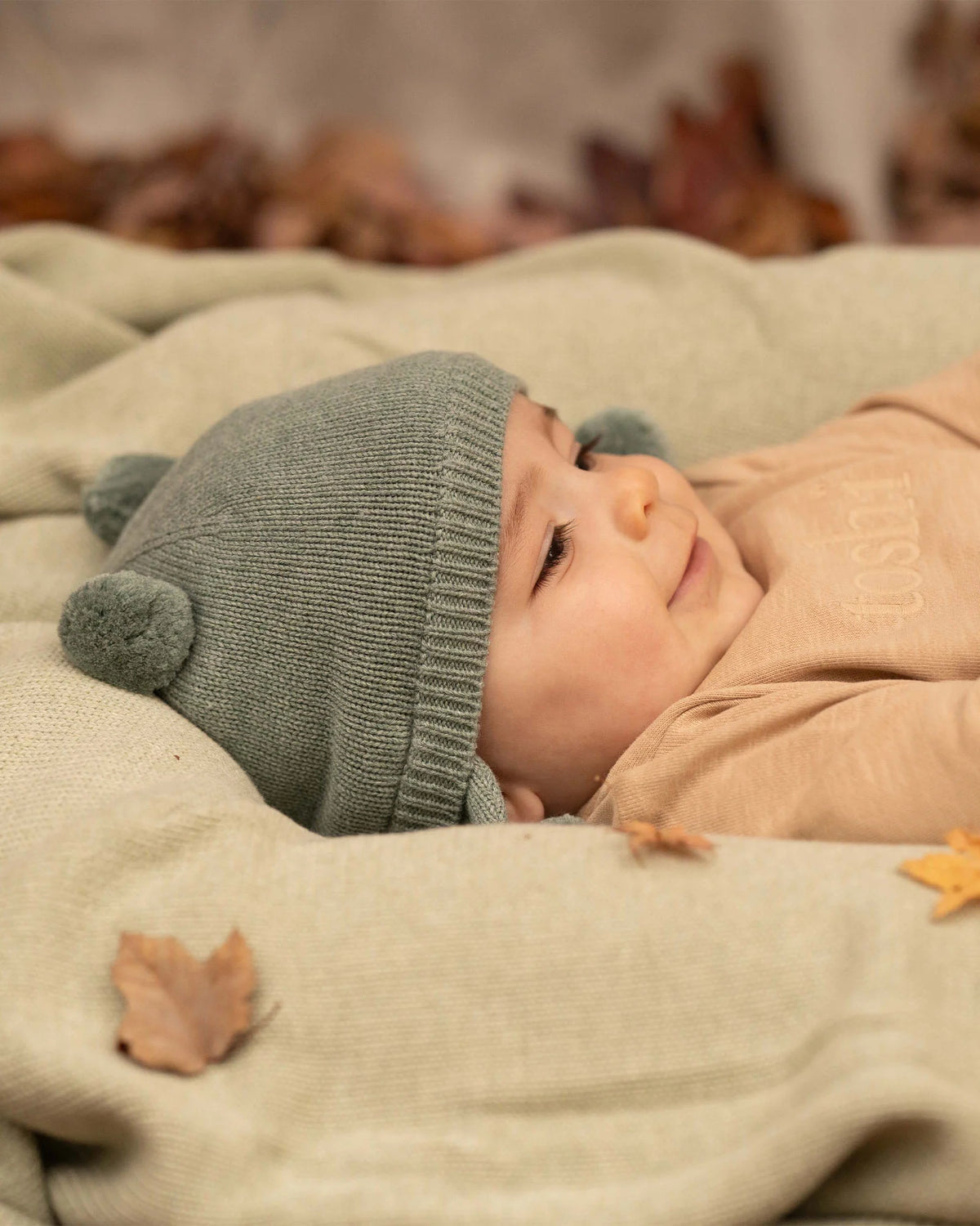 Toshi Organic Earmuff Snowy - Eucalyptus