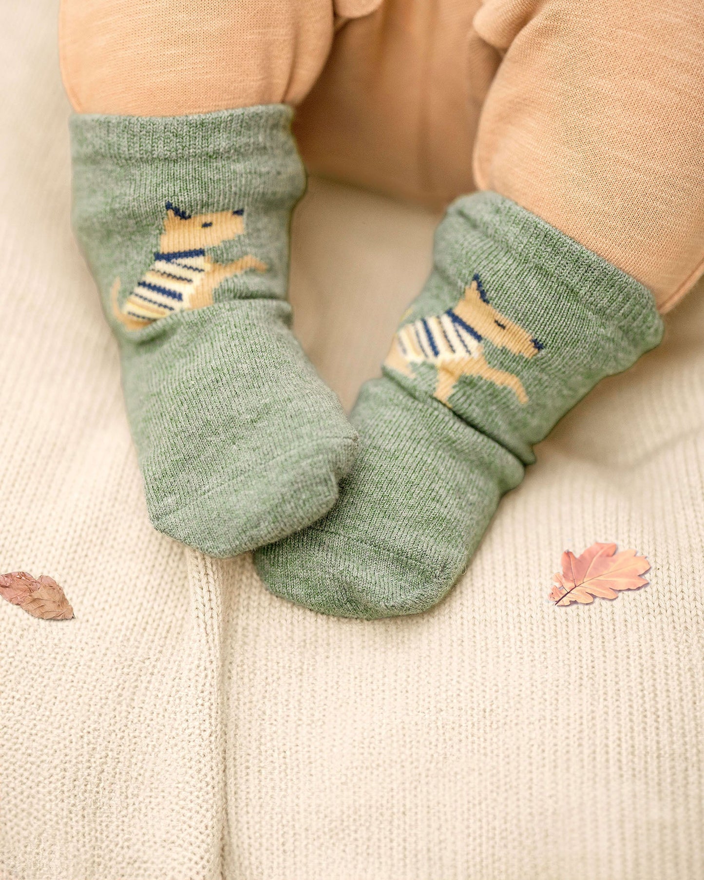 Toshi Organic Socks Ankle Jacquard - Lapdog