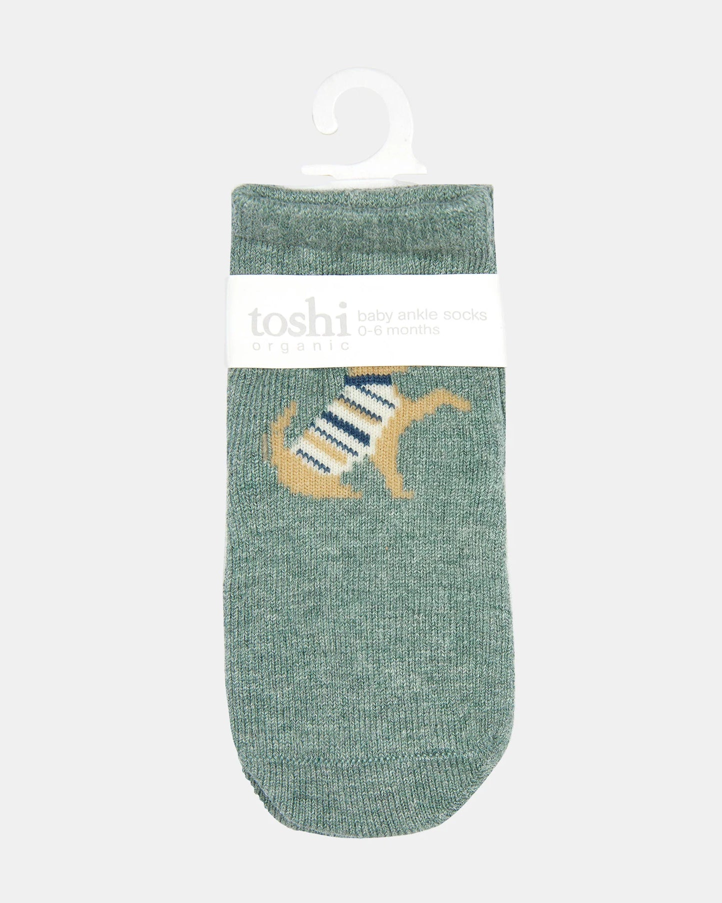 Toshi Organic Socks Ankle Jacquard - Lapdog