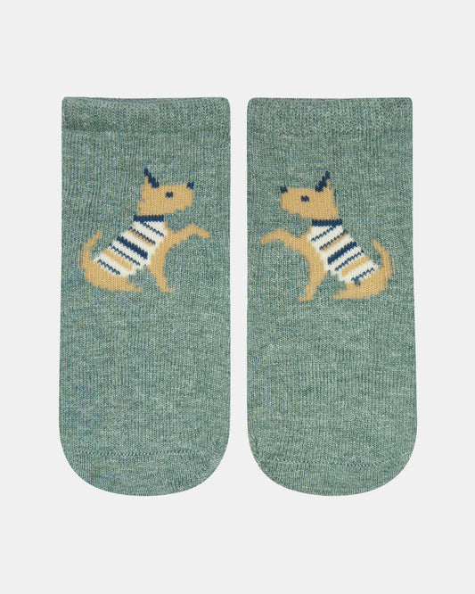 Toshi Organic Socks Ankle Jacquard - Lapdog