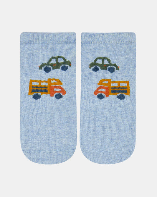 Toshi Organic Socks Ankle Jacquard - Road Trip