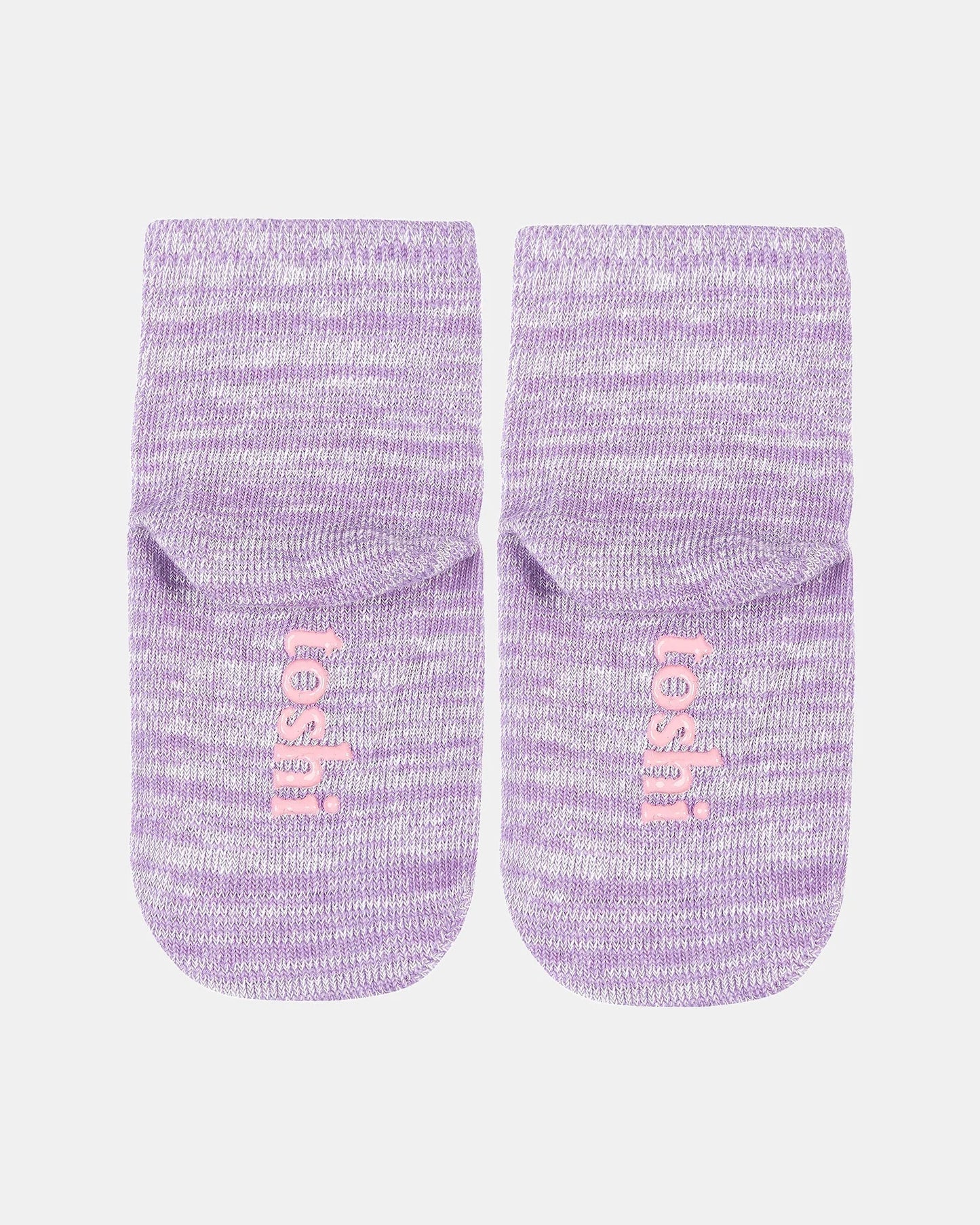 Toshi Organic Socks Ankle Marle - Lavender