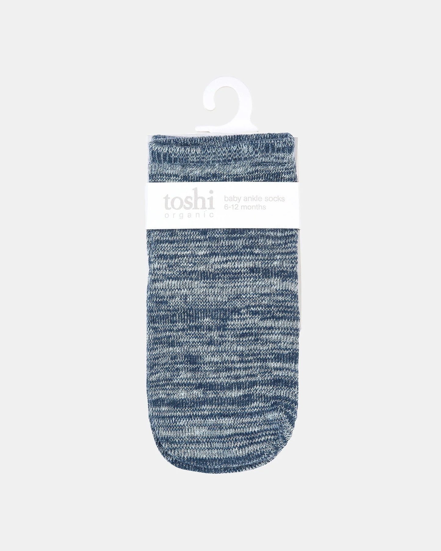 Toshi Organic Socks Ankle Marle - Midnight