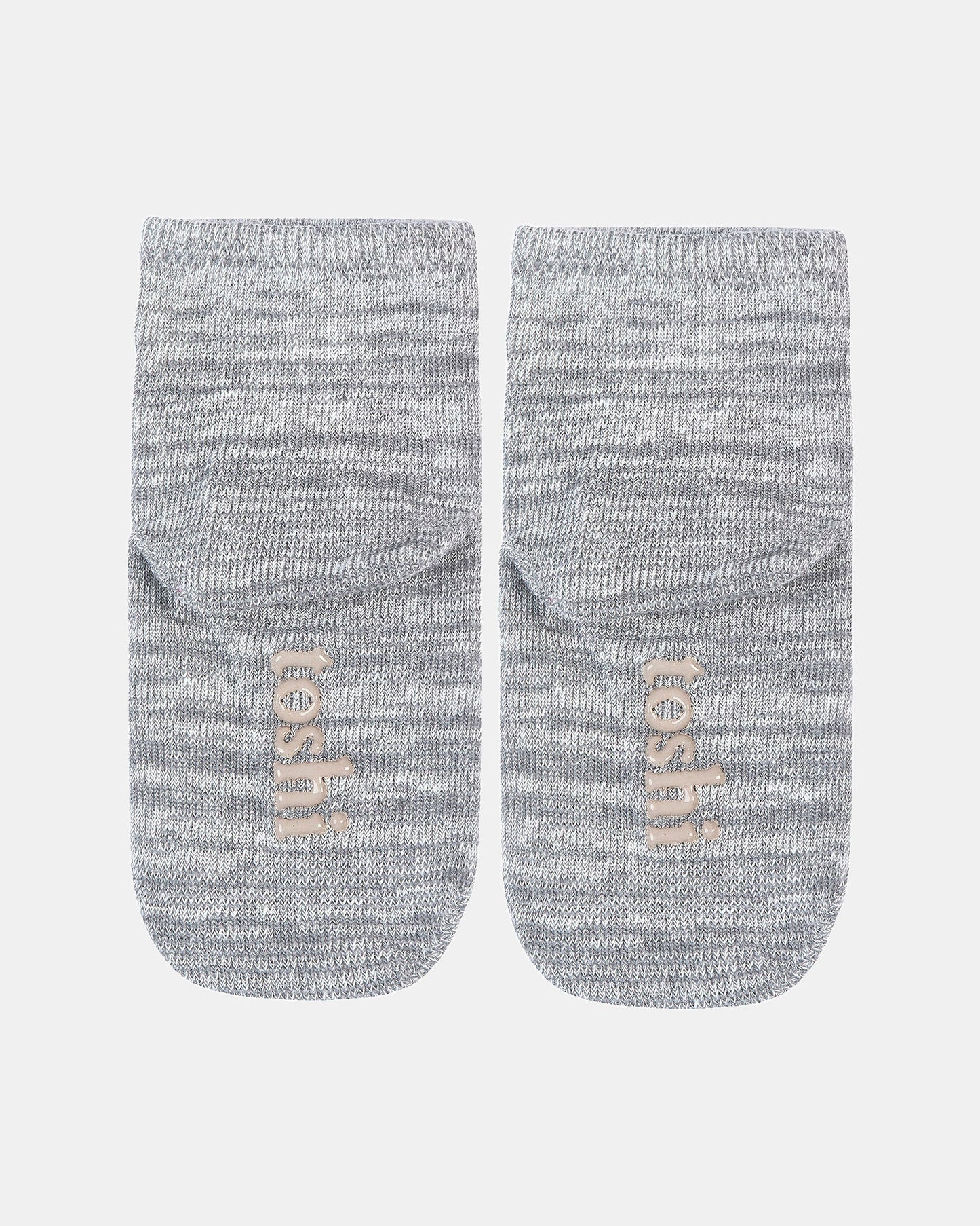 Toshi Organic Socks Ankle Marle - Pebble