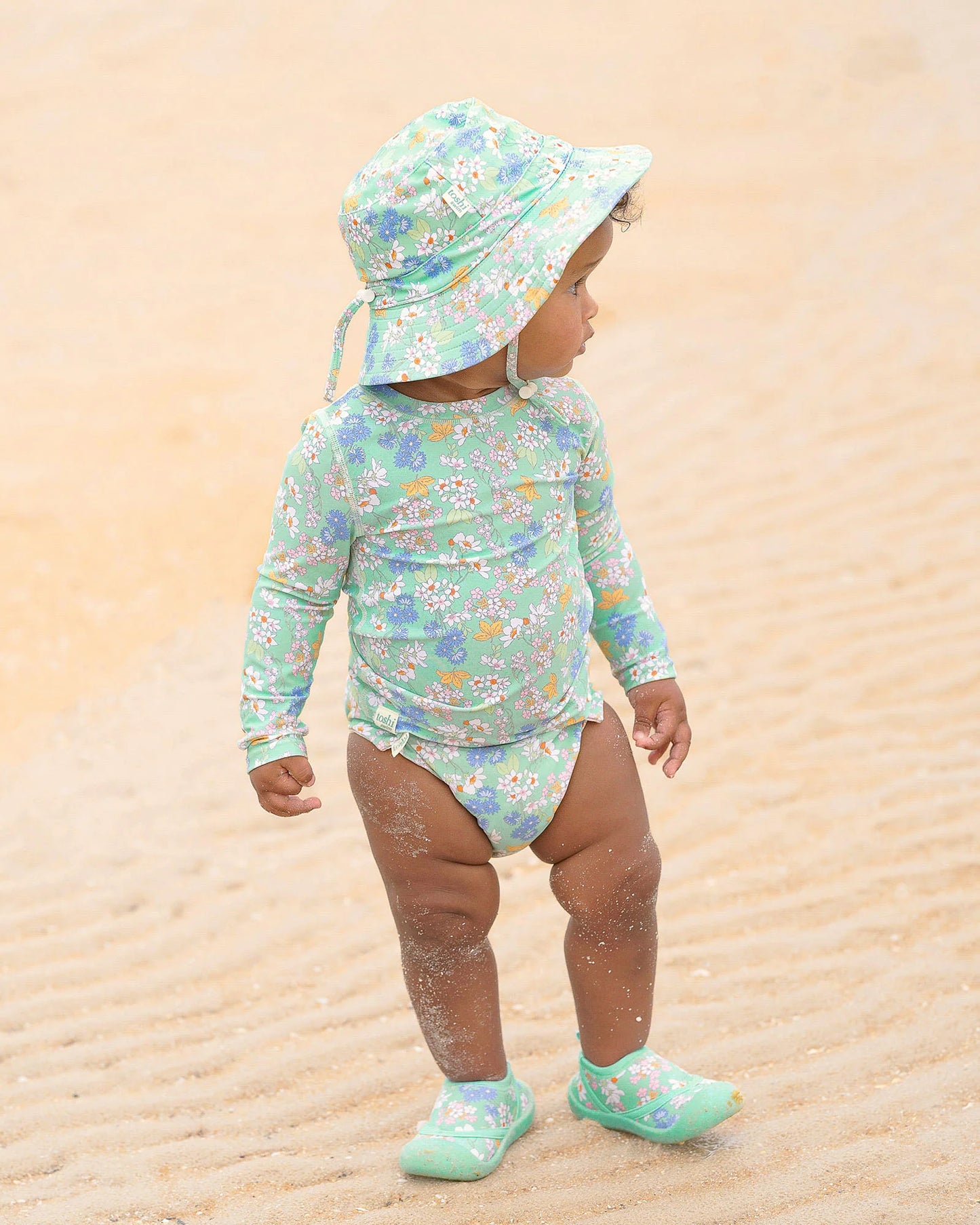 Toshi Swim Baby Sunhat Classic Sea Blossom