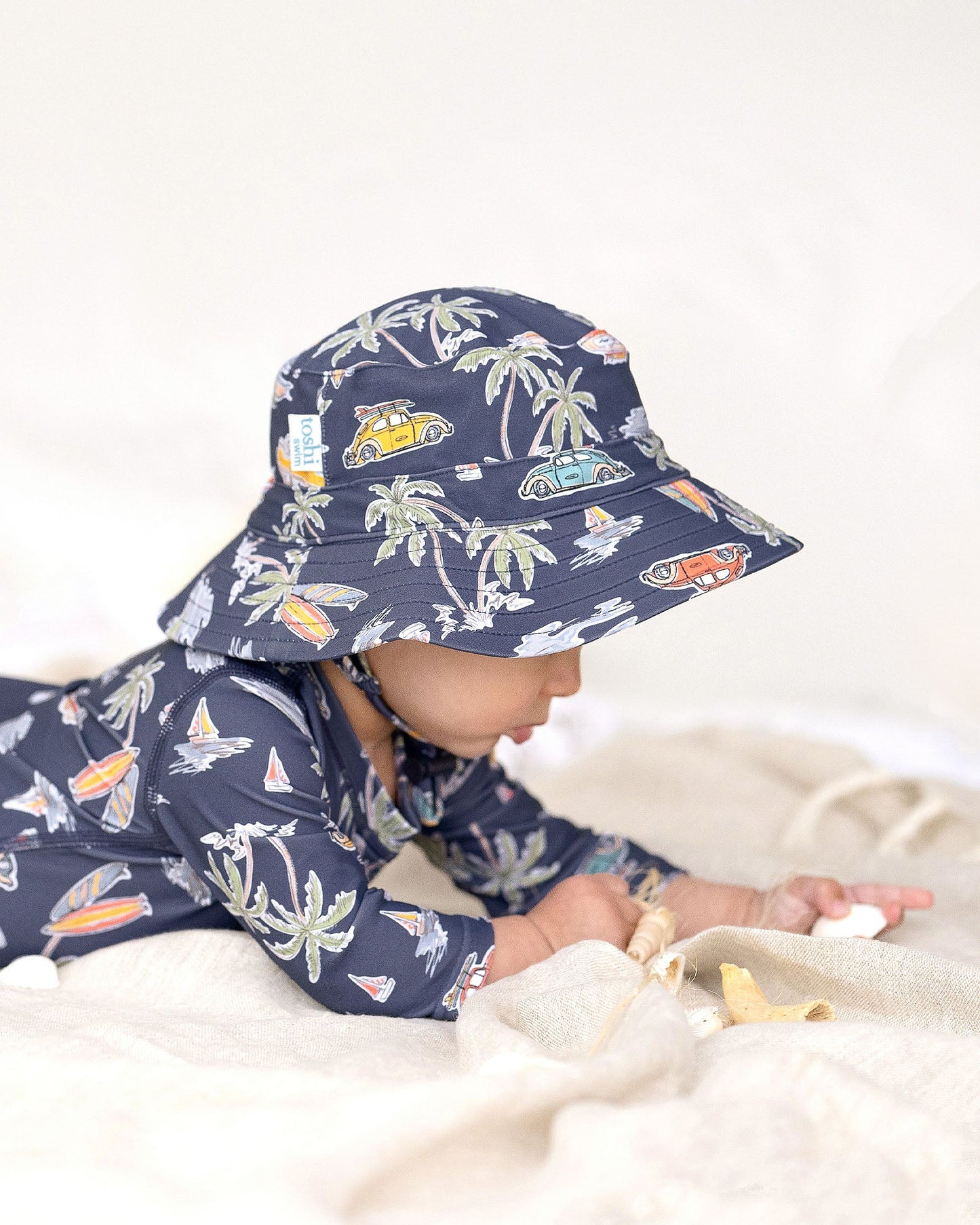 Toshi Swim Baby Sunhat Classic Twilight