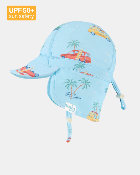 Toshi Swim Flap Cap Paradise - Swell Seekers Sky