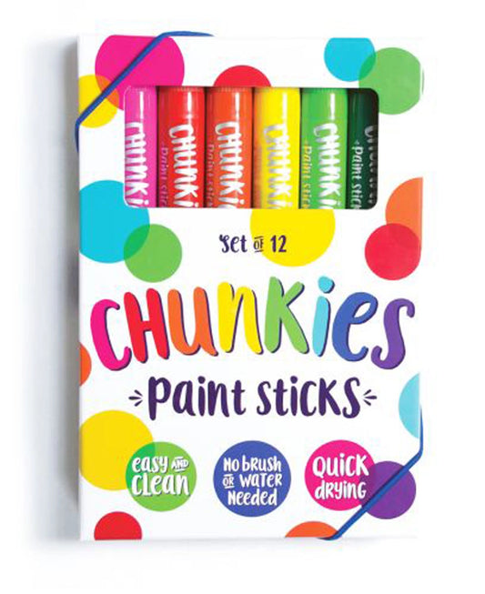 Ooly Chunkie Paint Sticks - Pack of Twelve