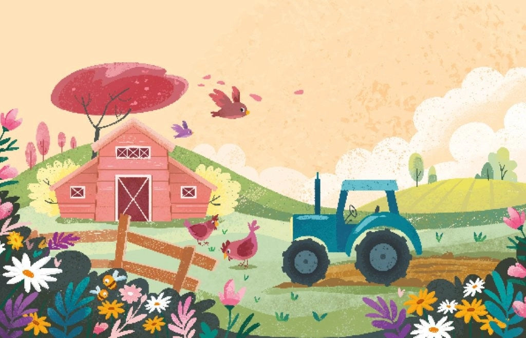 Sassi Free the Colours Reusable Paint Brush Book - the Farm (Board Book)