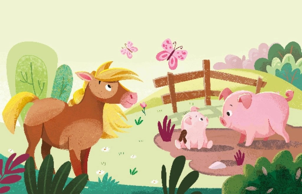 Sassi Free the Colours Reusable Paint Brush Book - the Farm (Board Book)